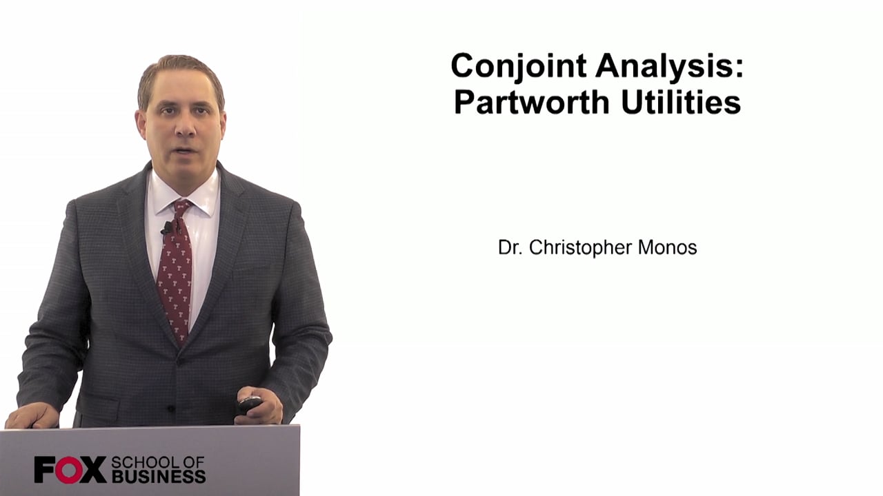 Conjoint Analysis- Partworth Utilities