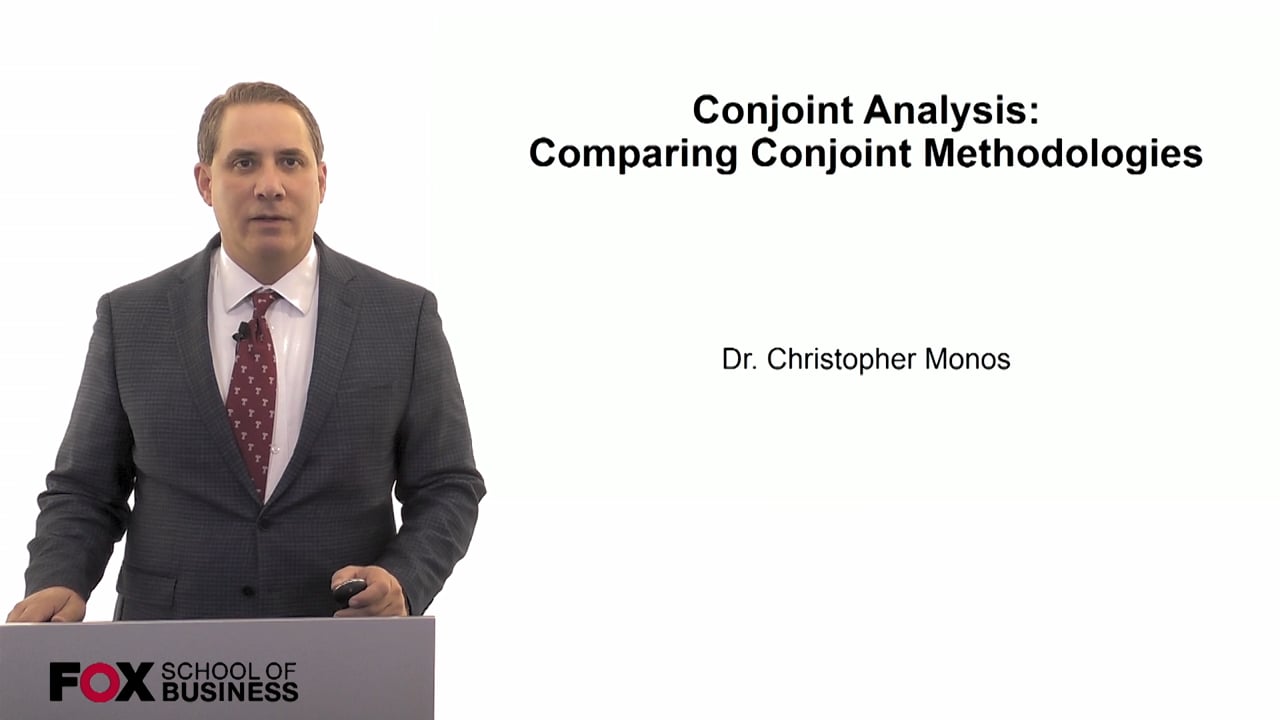 Conjoint Analysis- Comparing Conjoint Methodologies