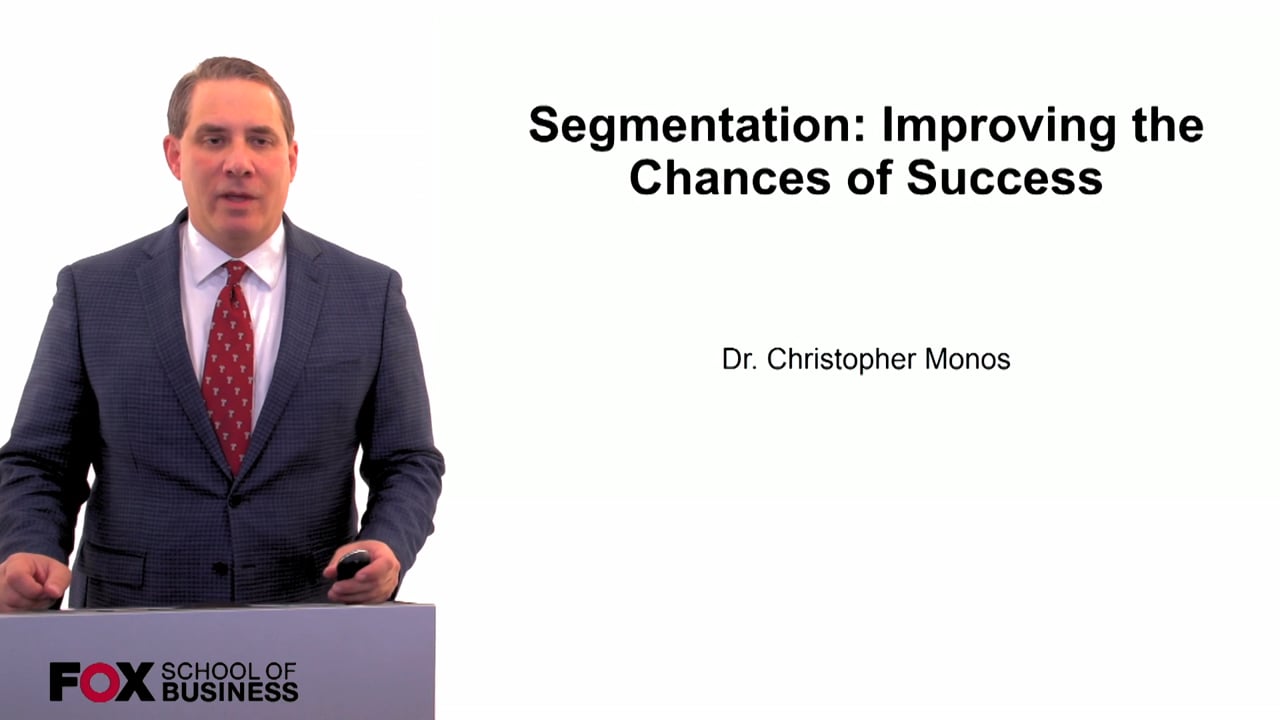 Segmentation- Improving Chances of Success