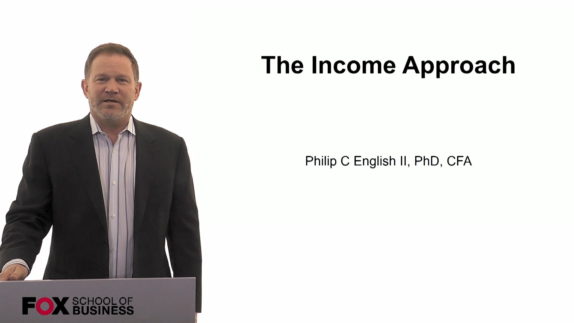 The Income Approach