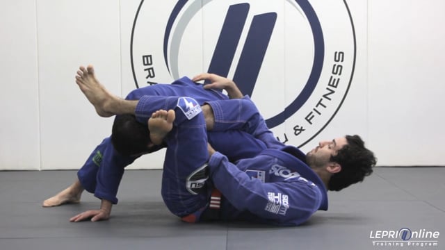 Far Side Omoplata to Collar Choke when an Opponent Defends by Rolling