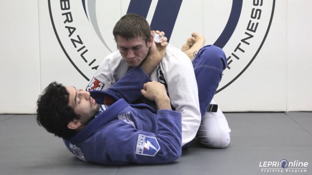 Cross Choke Submission Using the Lapel from Closed Guard