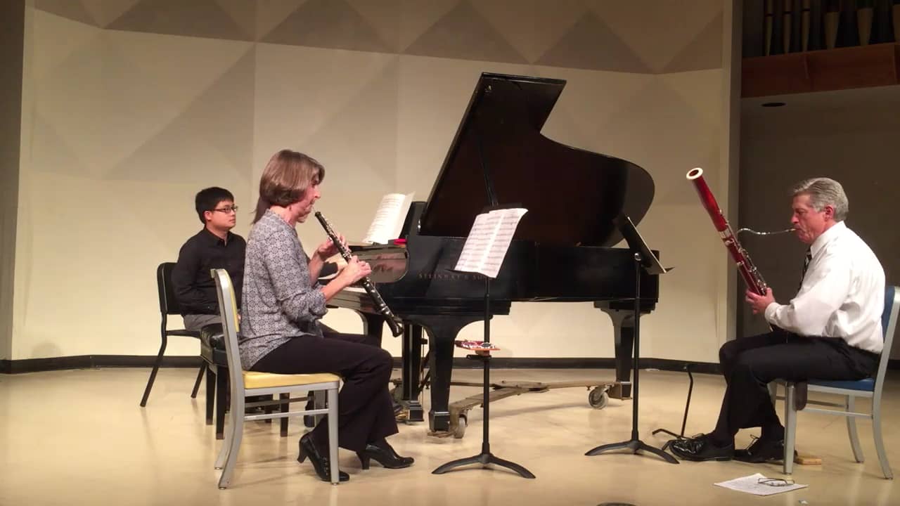 Francis Poulenc Trio for Oboe, Bassoon, and Piano. Movement 3 Rondo