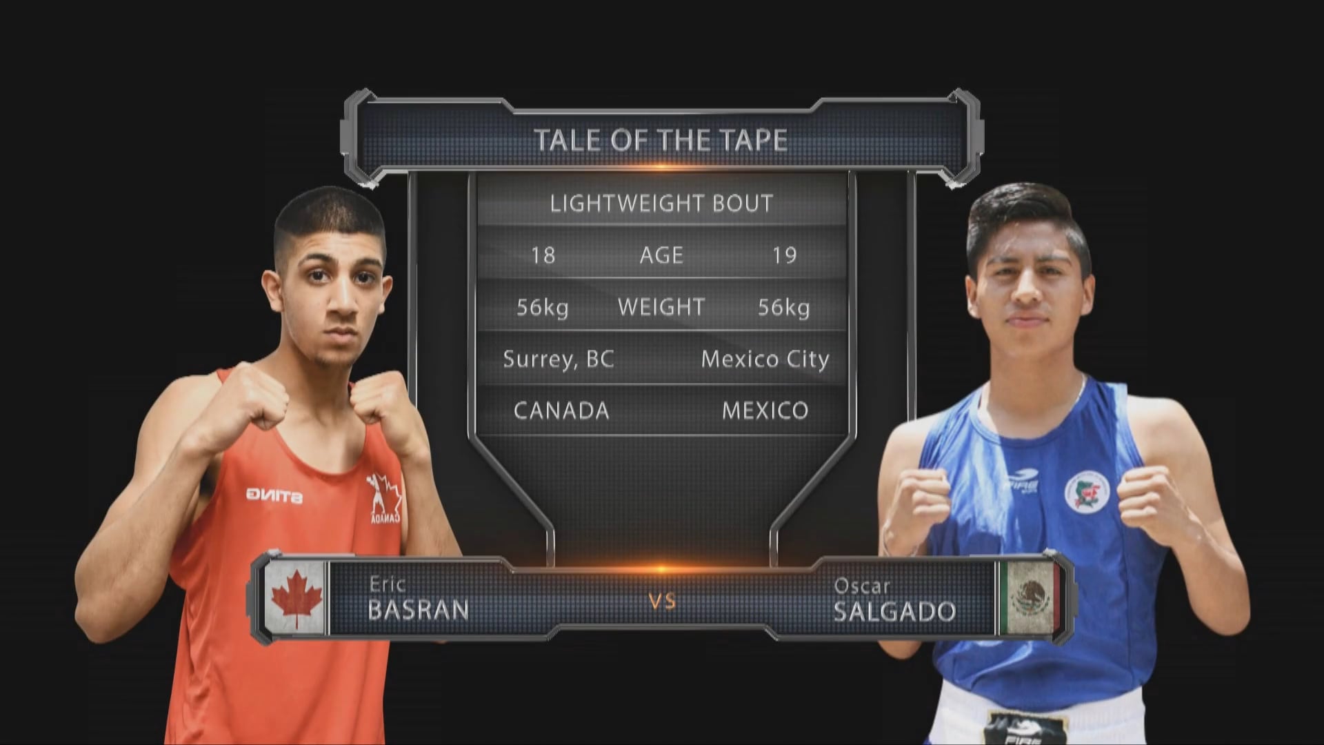 Eric Basran (CAN) vs Oscar Salgado (MEX)