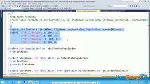 T-SQL Windowing Functions