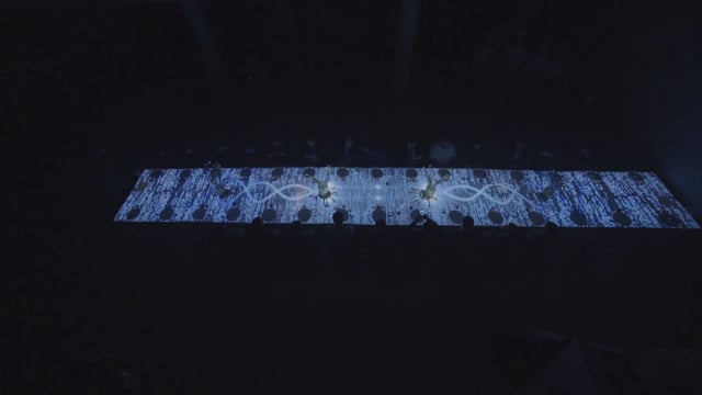 table videmapping @ IBM event