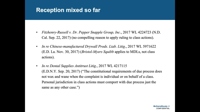 Class Action Year in Review 2017