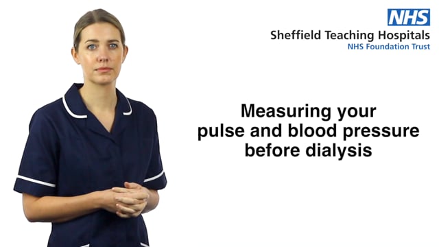 3533 Measuring your pulse and blood pressure before dialysis