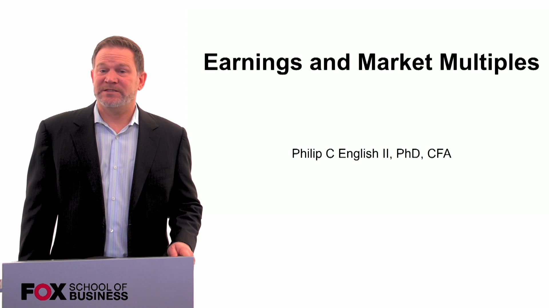 Earnings and Market Multiples