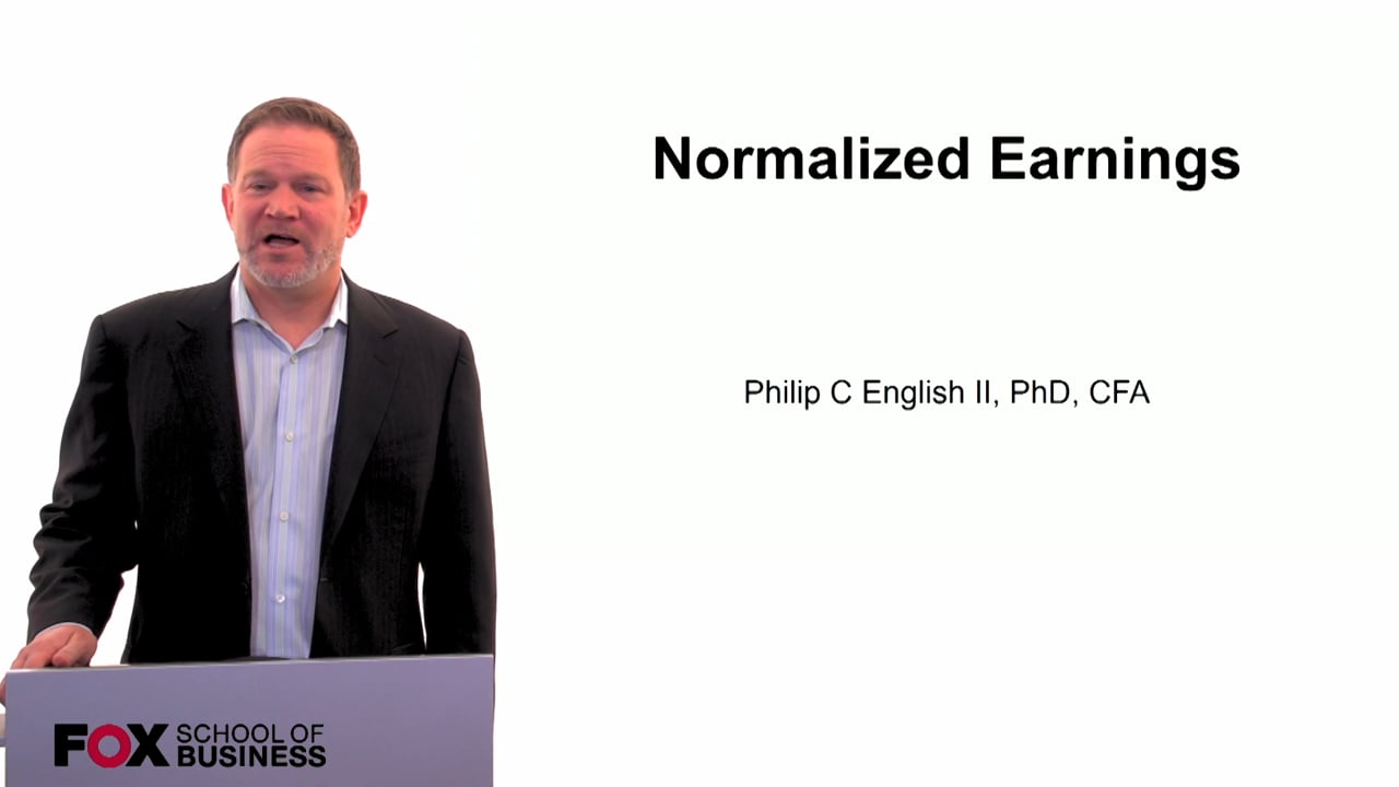 Normalized Earnings