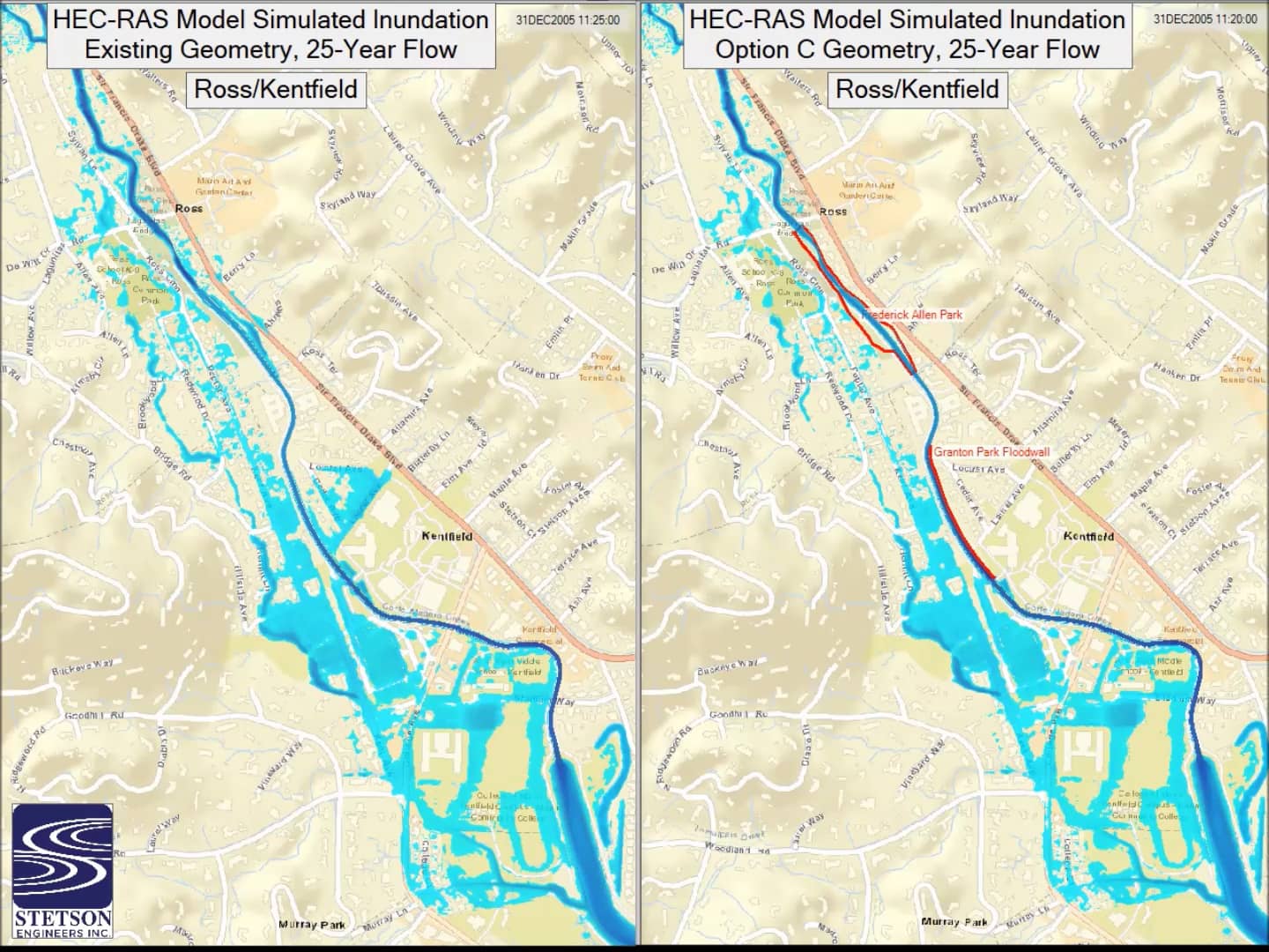 13. Corte Madera Creek Flood Risk Management Project (CMC Phase 1) vs