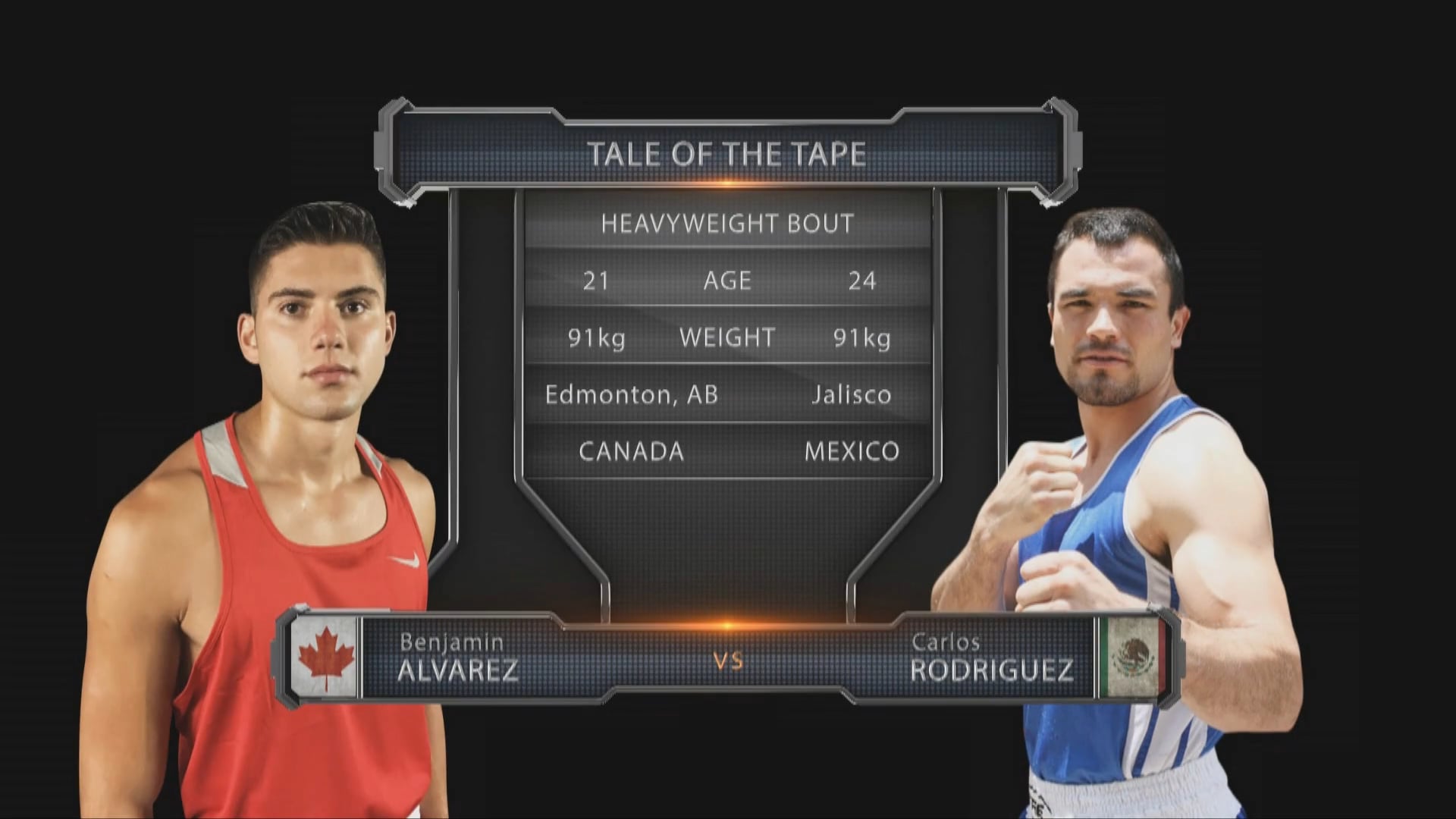 Benjamin Alvarez (CAN) vs Carlos Rodriguez (MEX)