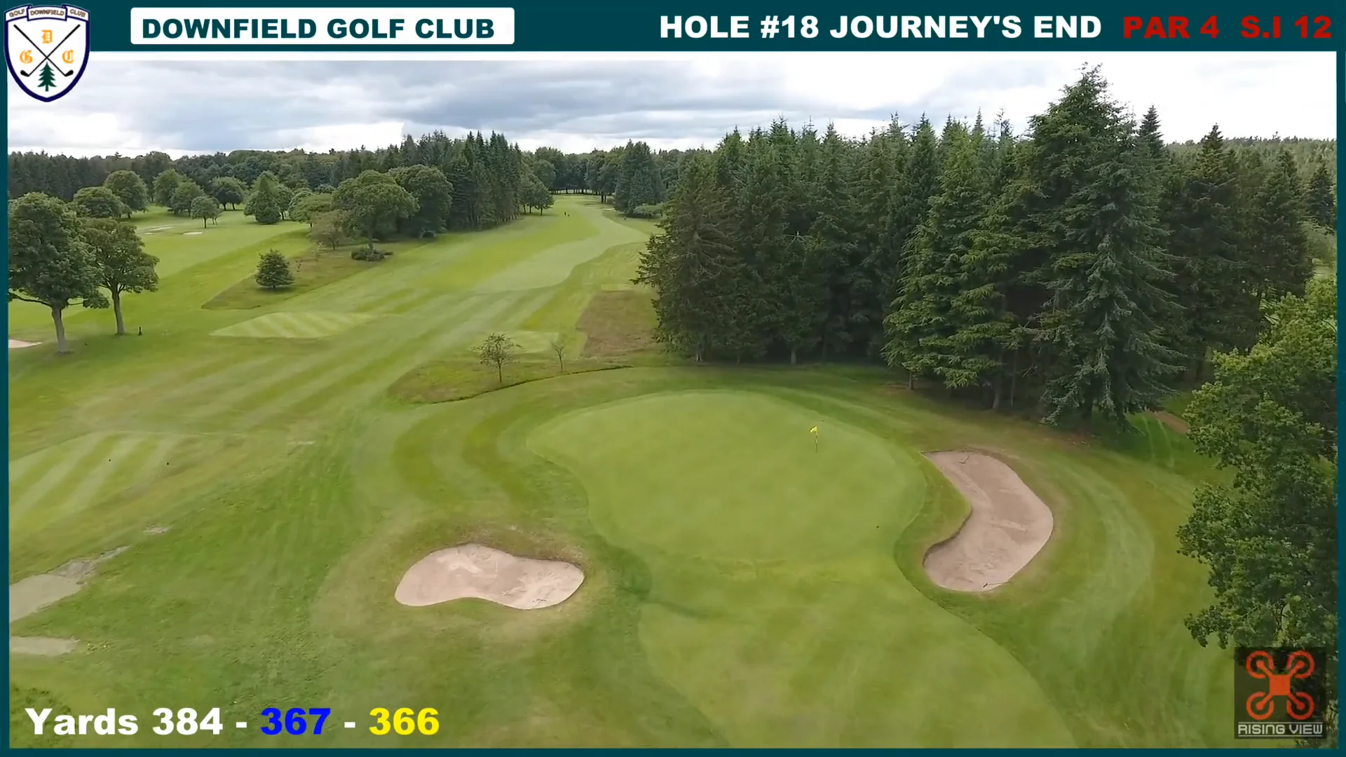 Downfield Golf Club - Downfield Golf Club Hole 18 (Drone Golf Course ...