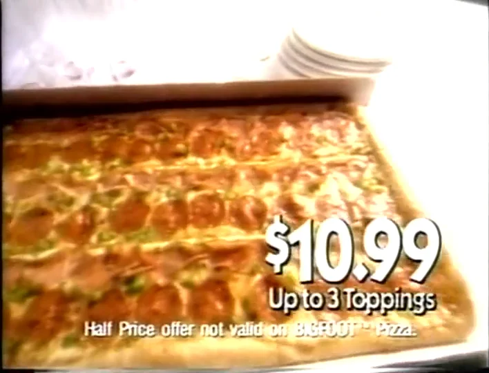 Pizza Hut's BigFoot Pizza