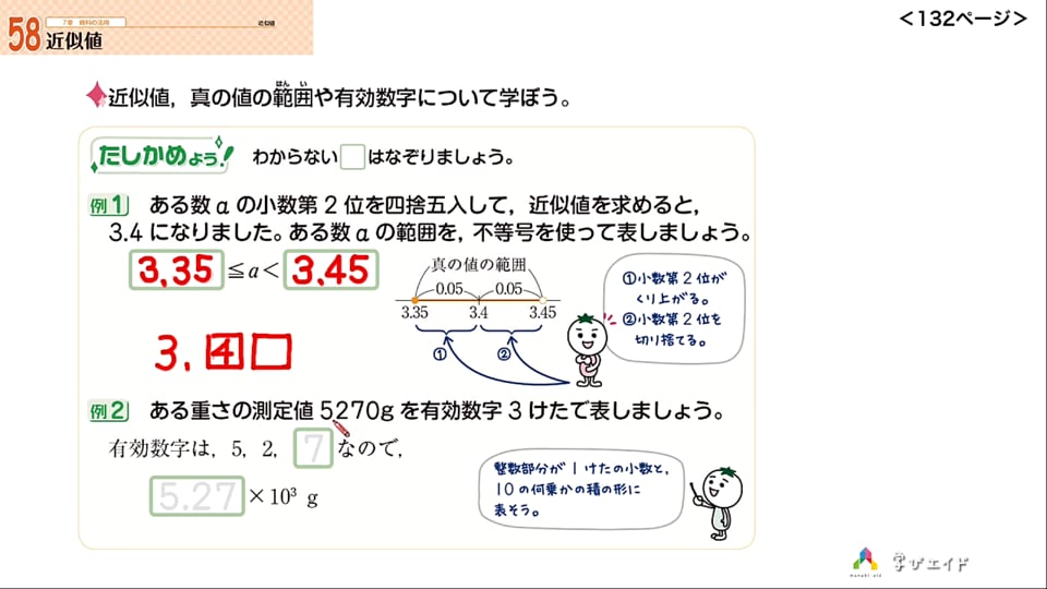 7 4 近似値 ホンわか先生