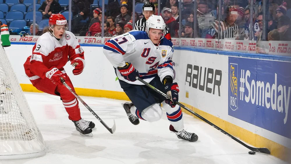 Denmark vs. USA - 2018 IIHF World Junior Championship