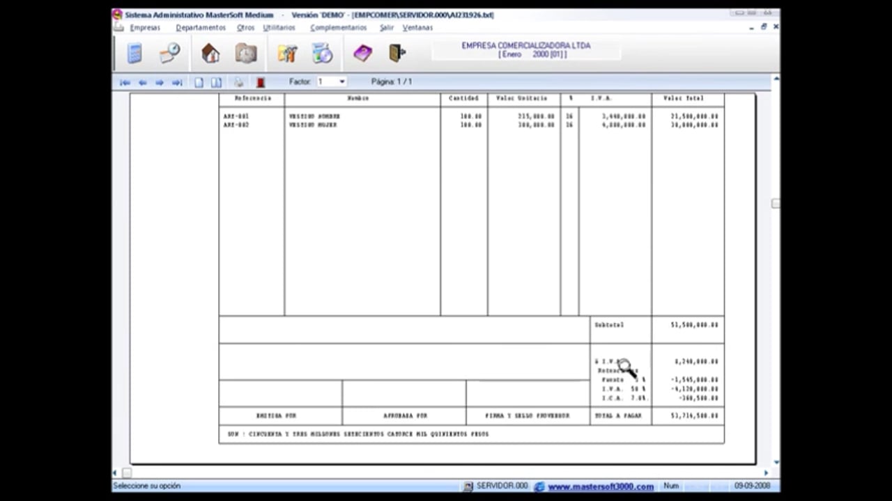 10 Mastersoft Medium Operaciones Compras