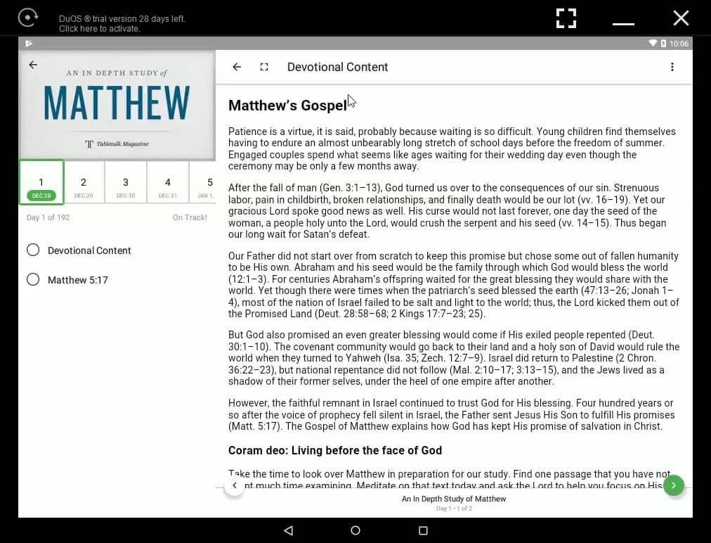 matthew-reading-plan-for-android-on-vimeo