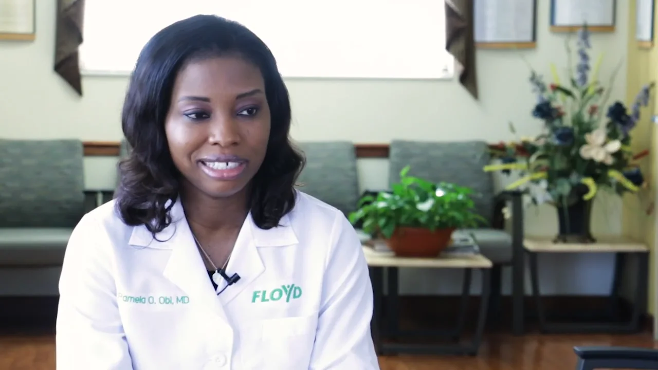 Pamela Obi, M.D. Floyd Primary Care Physician on Vimeo