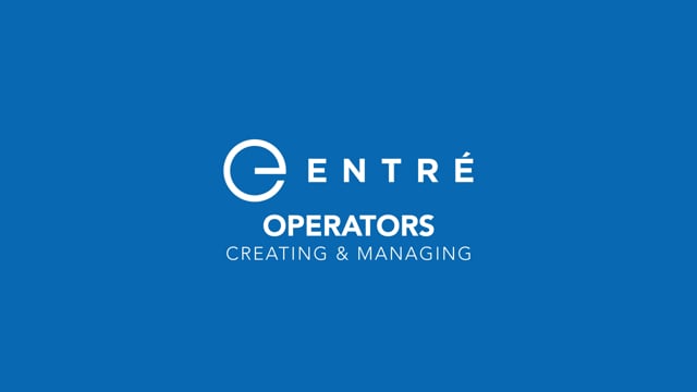 How to Manage Operators in Entré