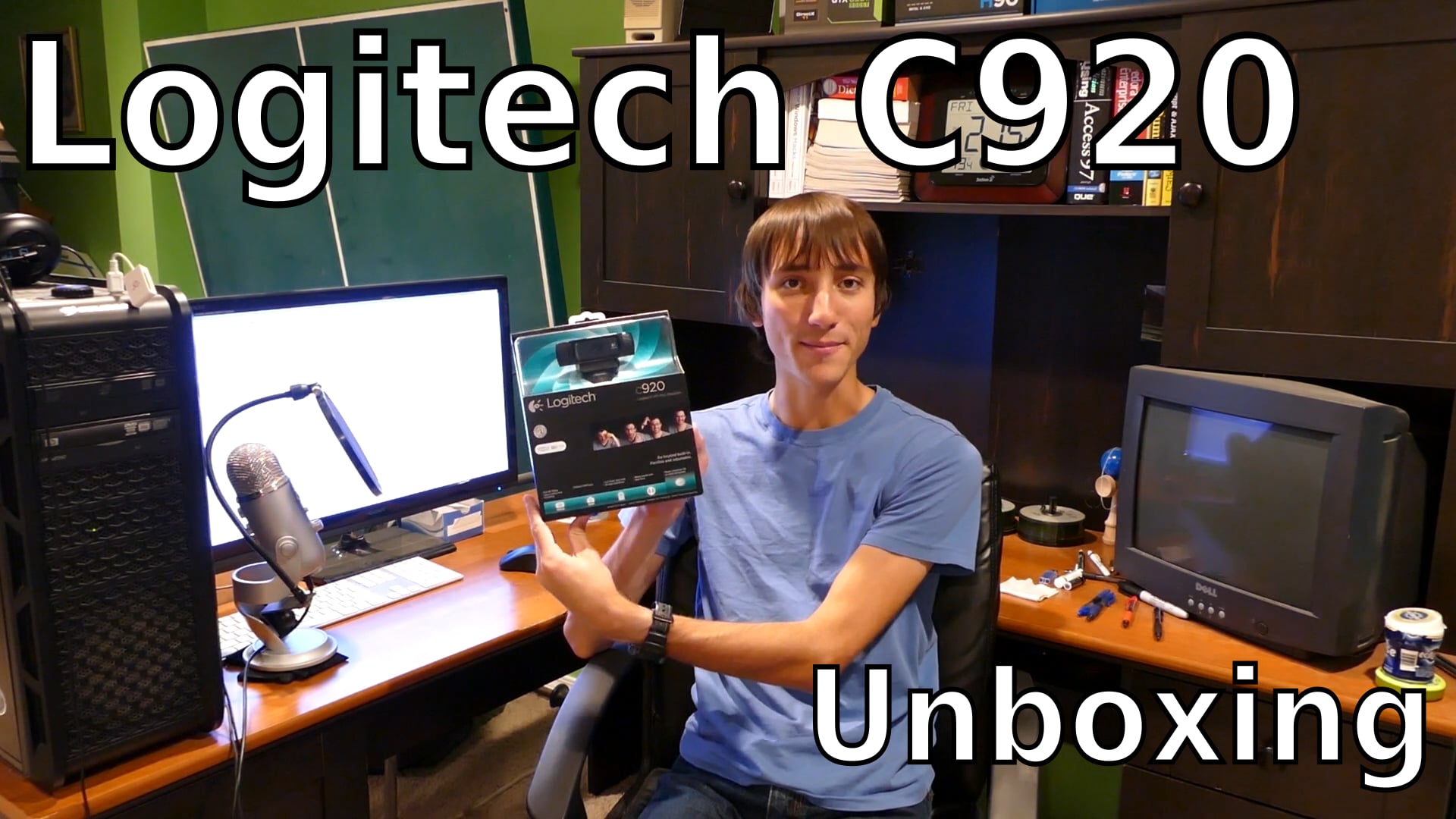 Logitech C920 Webcam Unboxing