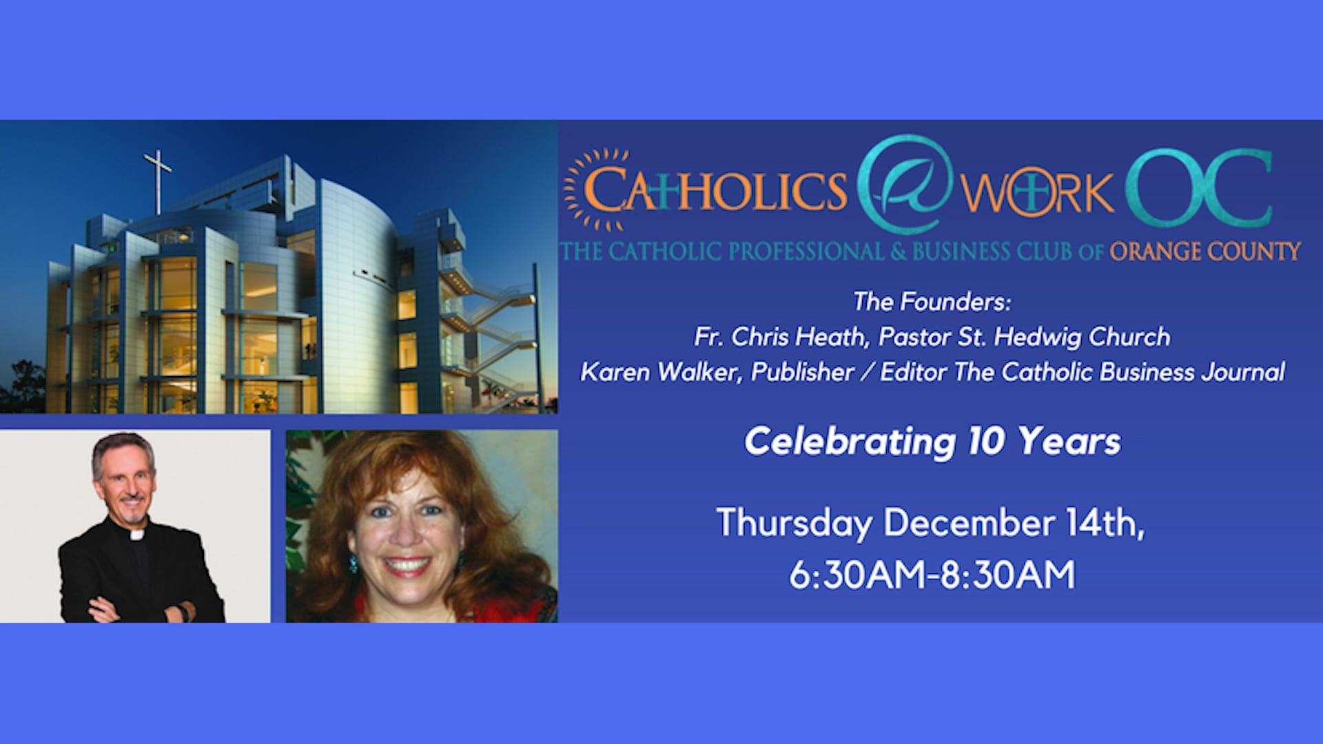 Fr. Chris Heath and Karen Walker
