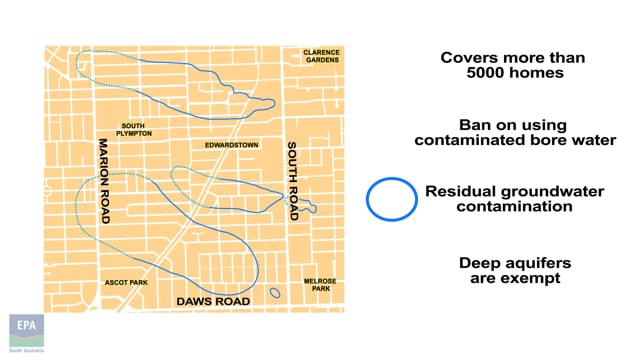 Groundwater Prohibition Area in Edwardstown, South Australia (9 January 2018)