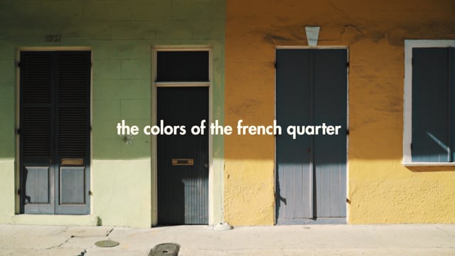The Colors of the French Quarter (New Orleans)