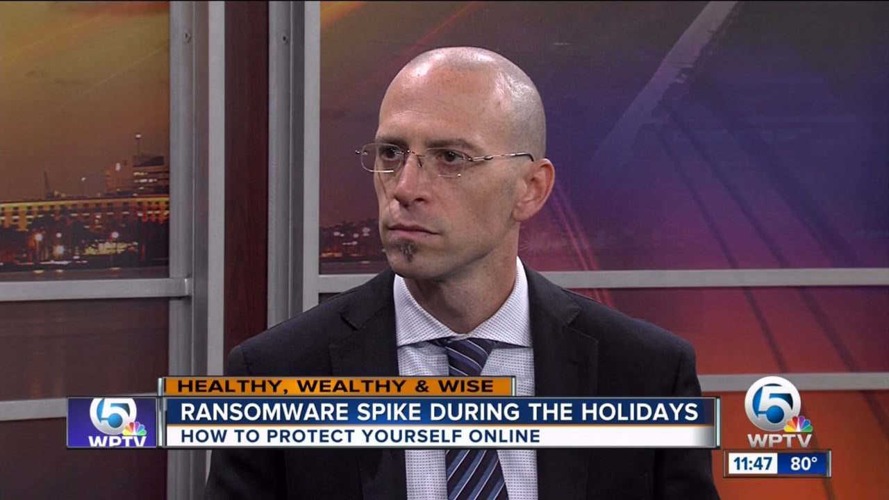MonsterCloud's CEO Zohar Pinhasi on WPTV - Ransomware Spikes During The Holidays