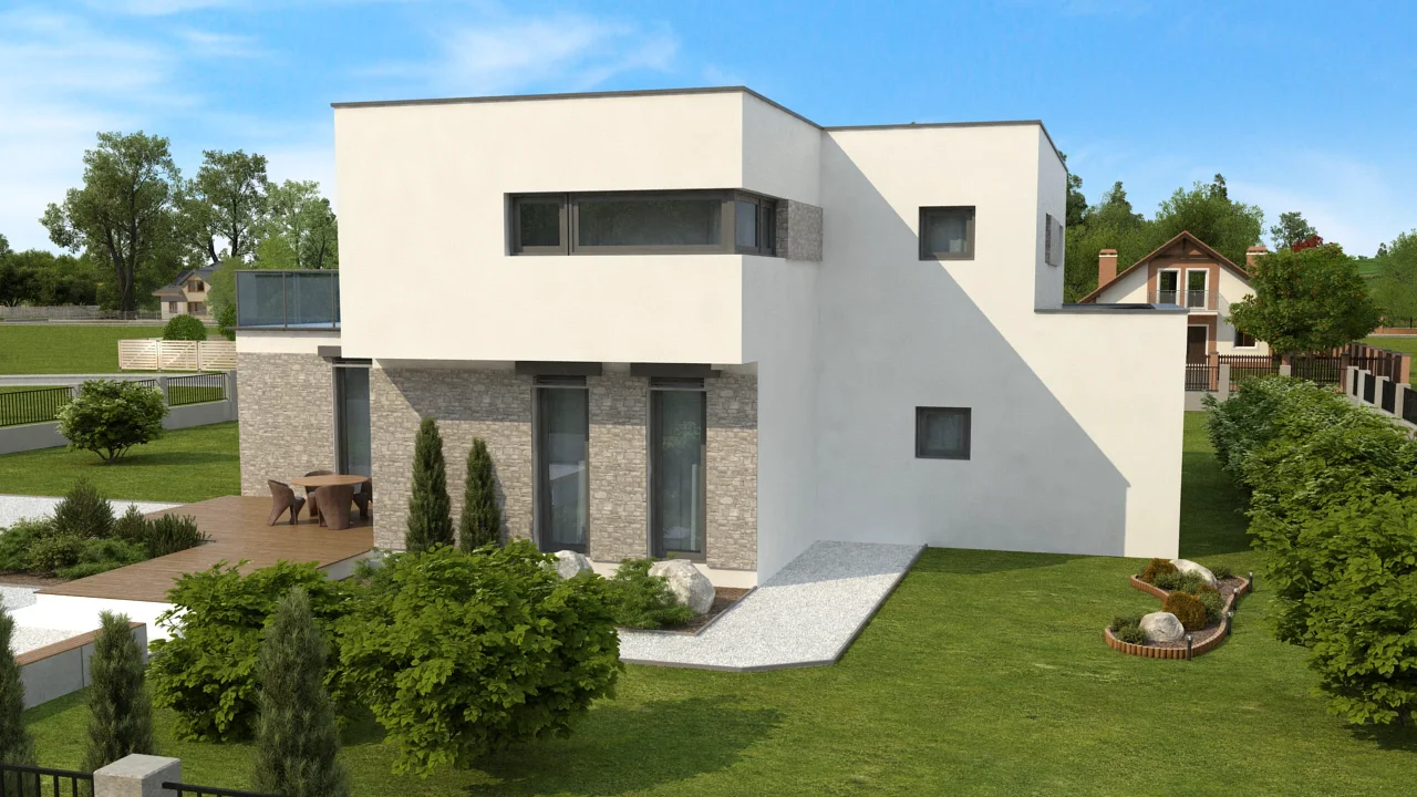 Projekt domu Zx46 GL2 Komfortowa rezydencja, nowoczesny
