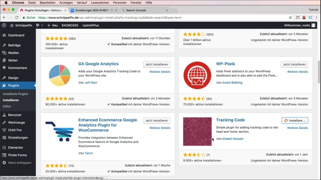 Deine Website einreichen