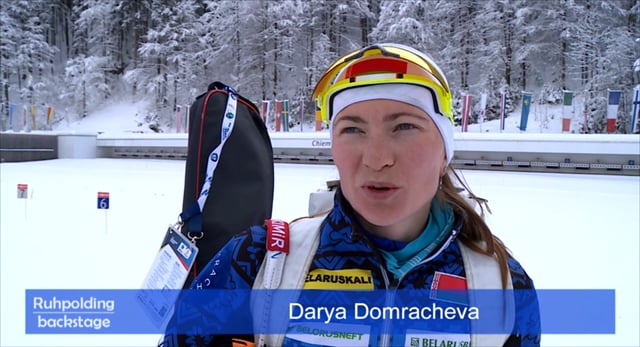 40 Jahre Ruhpolding Darya Domracheva & Ole Einar Björndalen