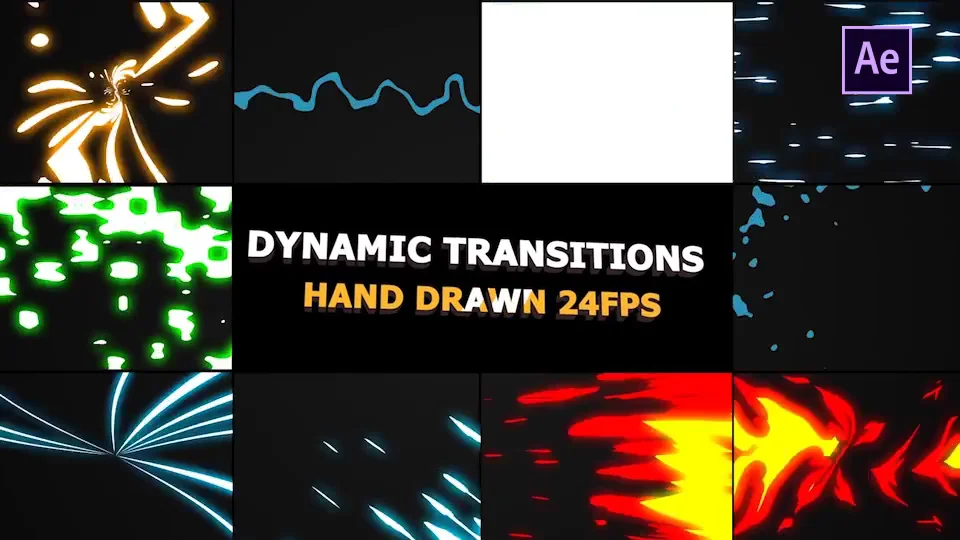 Dynamic Elemental Transitions After Effects Templates On Vimeo