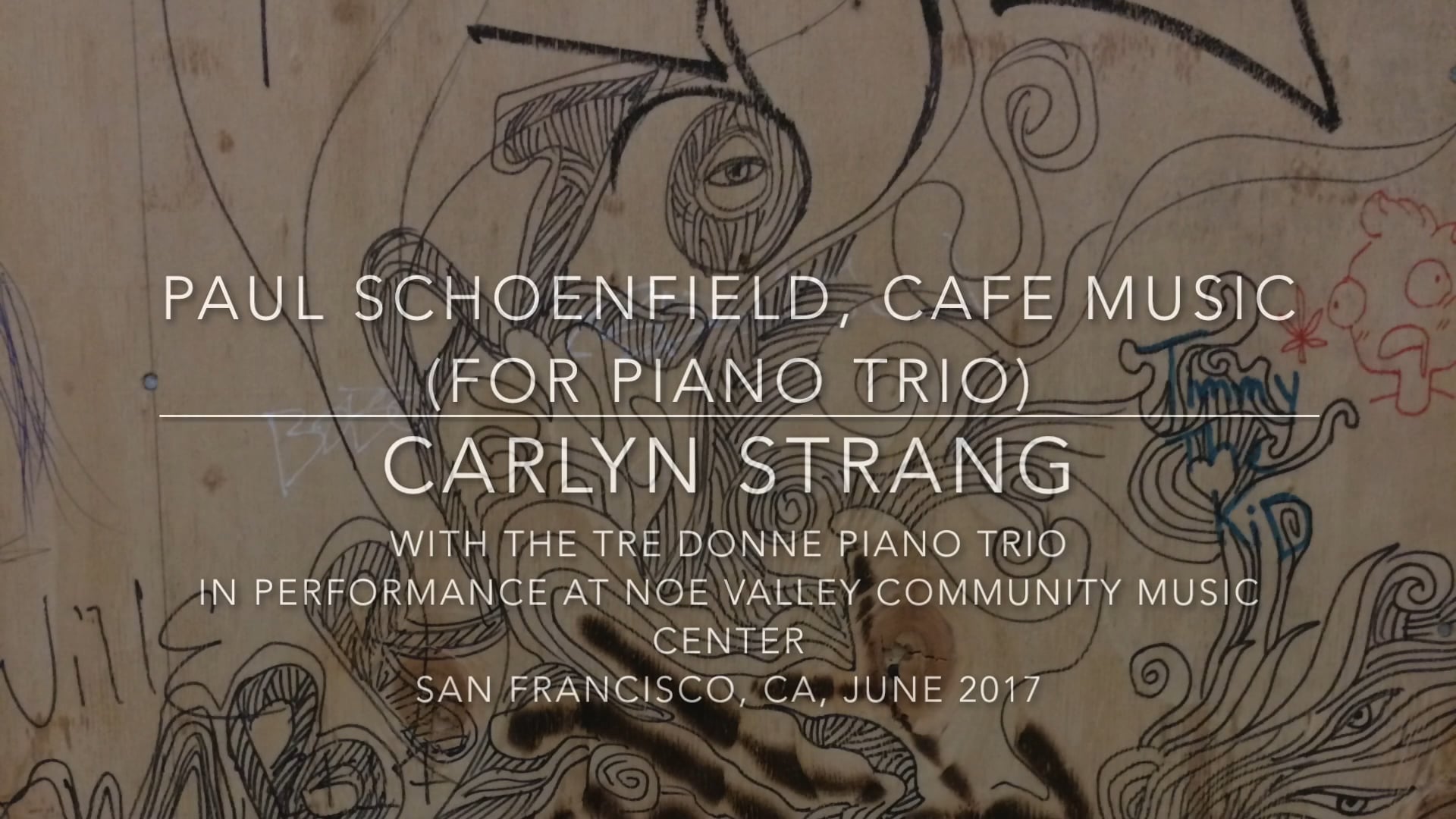 Paul Schoenfield Cafe Music for Piano Trio (audio) on Vimeo