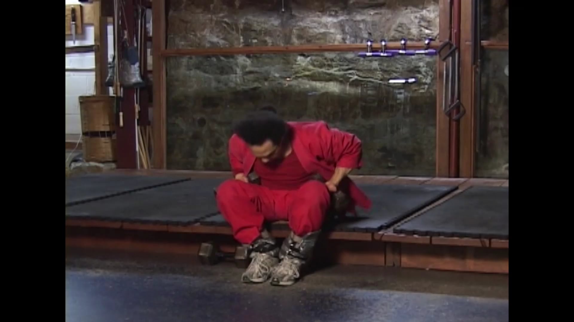 Ground Fighting Endurance Exercise with Ankle Weights CALASANZ