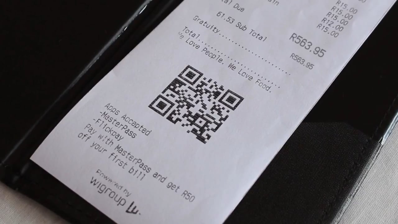 QR MasterPass Pay At Table on Vimeo