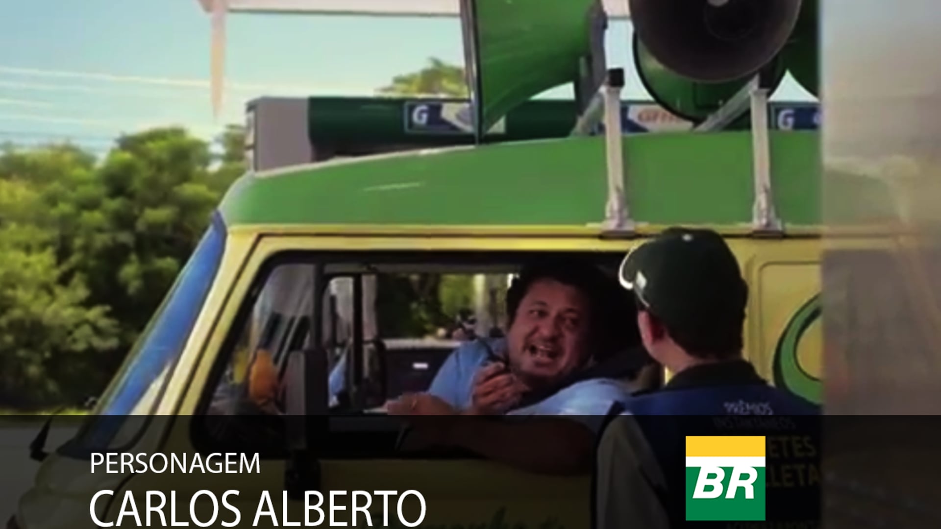 Hilton Castro - comercial "Posto BR" personagem: Carlos Auberto