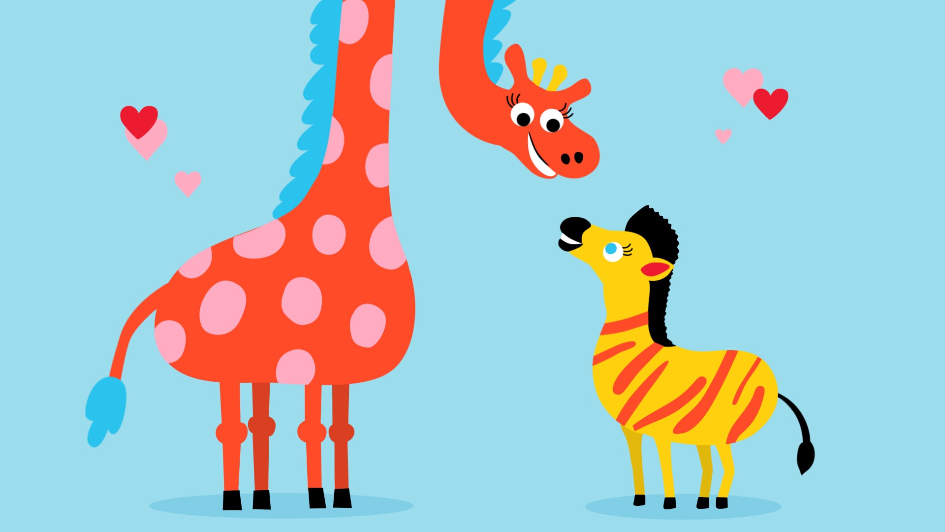 Nick Jr. Valentines Ident 2016 "Giraffe and Zebra" on Vimeo