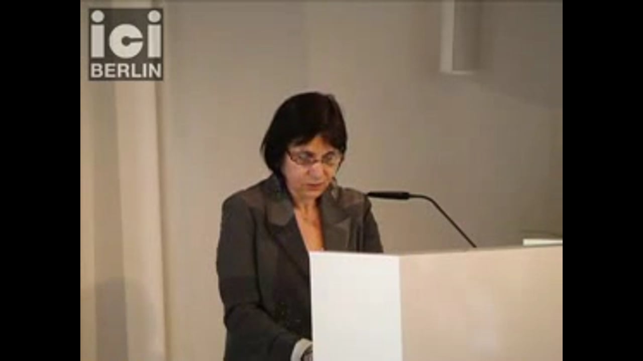 Talk by Monique David-Ménard