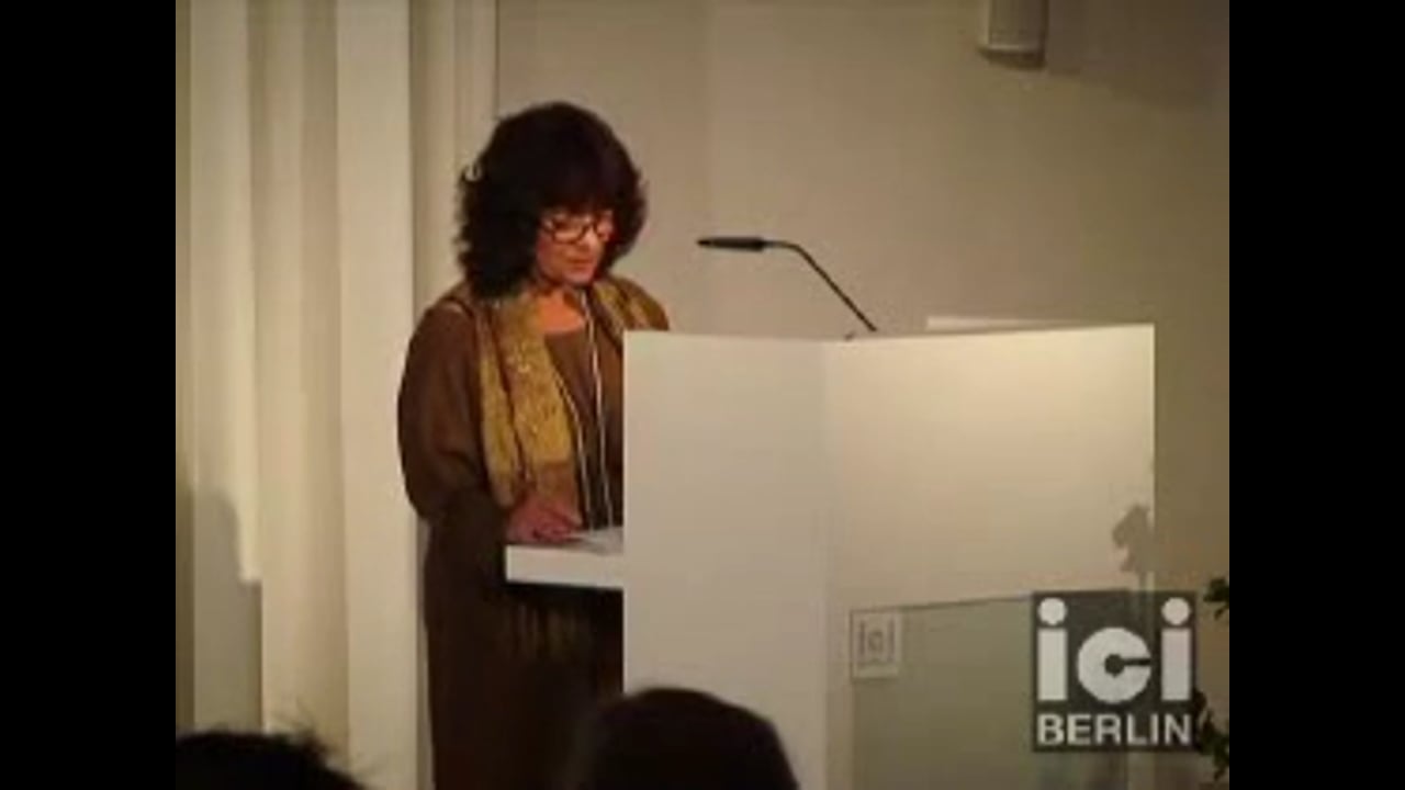 Talk by Lisa Appignanesi