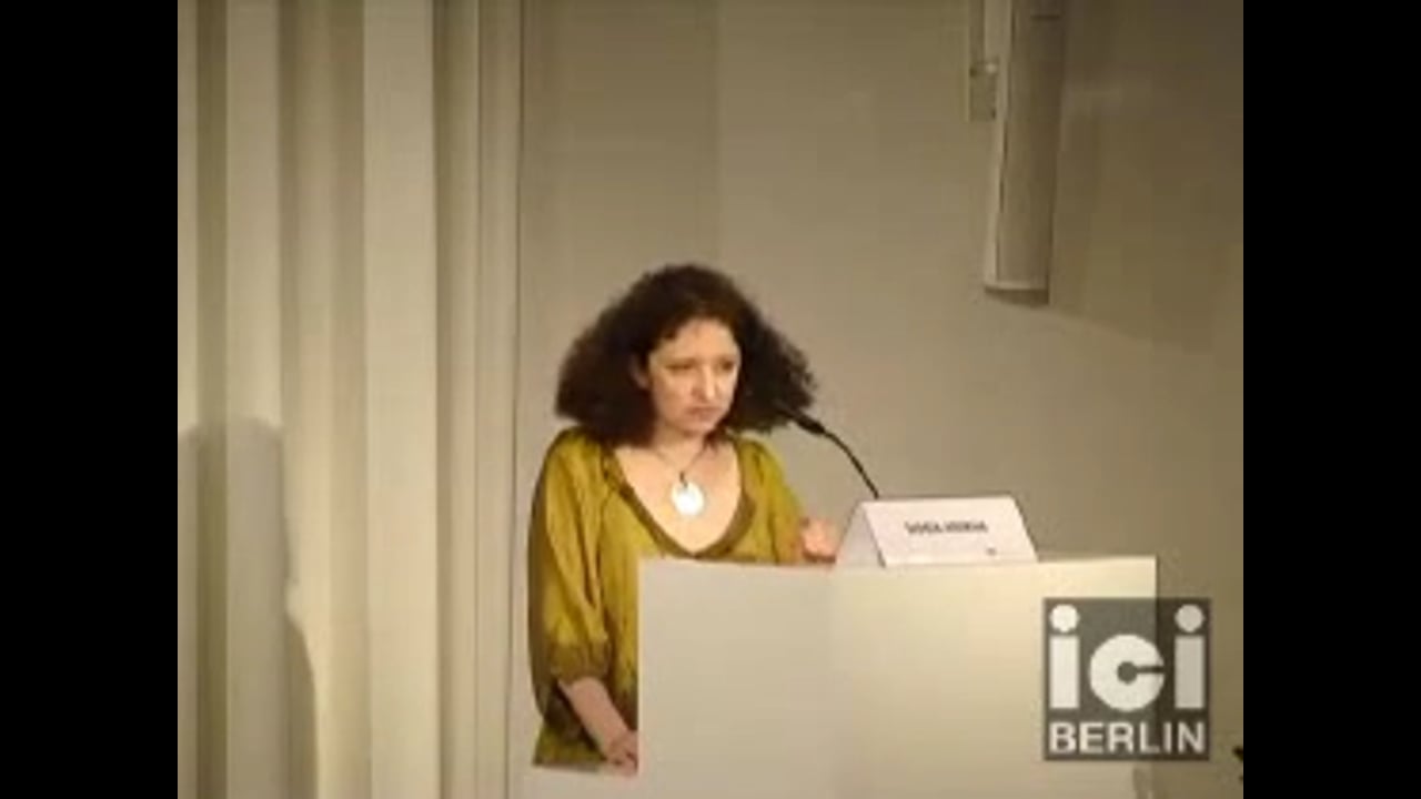 Talk by Noga Arikha