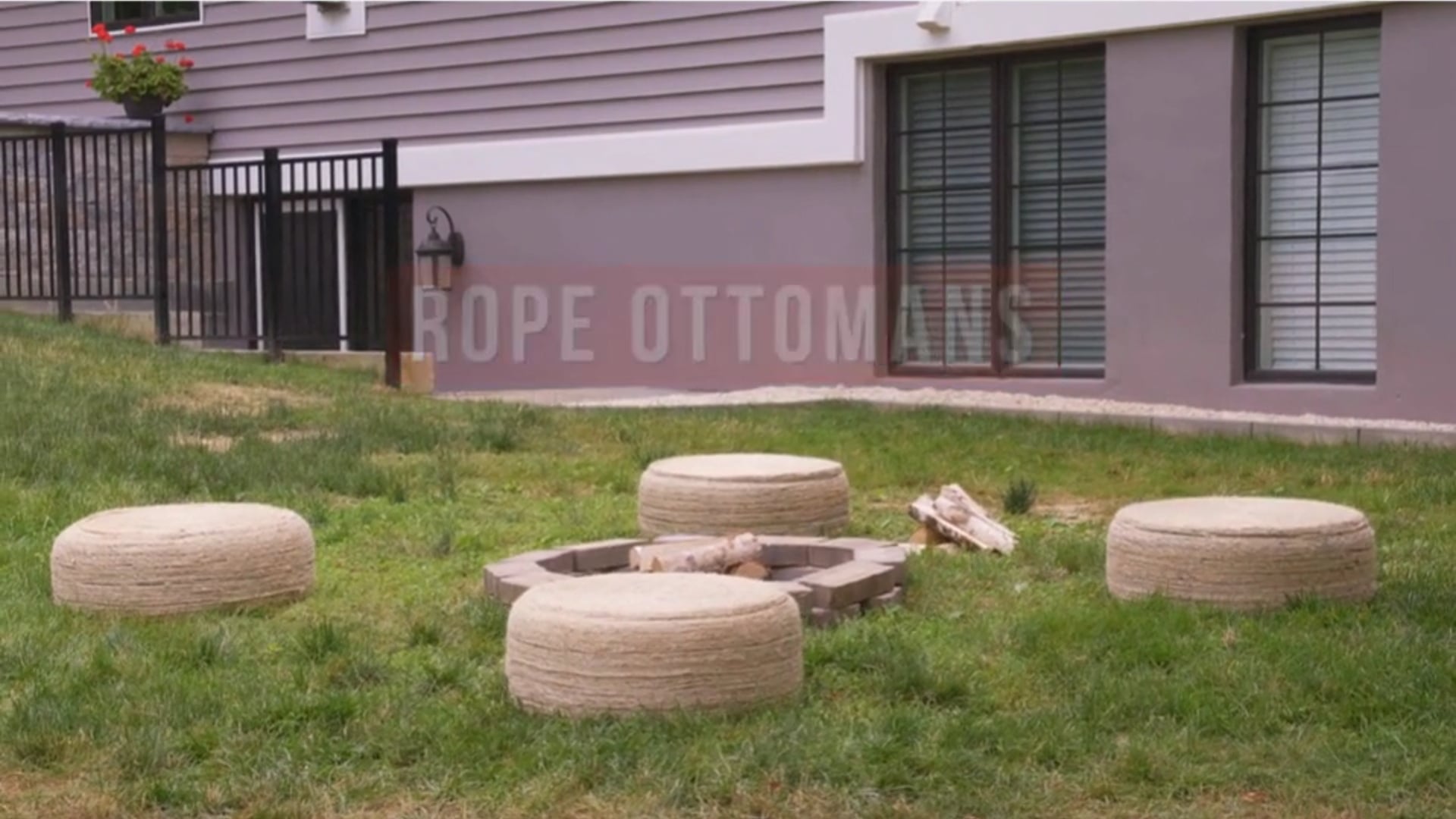House Hacks Rope Ottomans