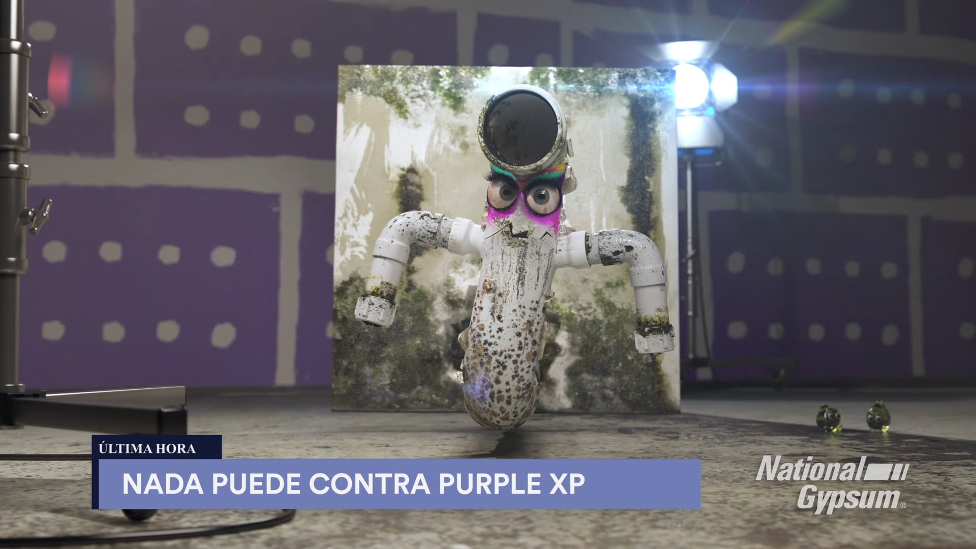 National Gypsum Purple XP Mold & Mildew Resistance on Vimeo