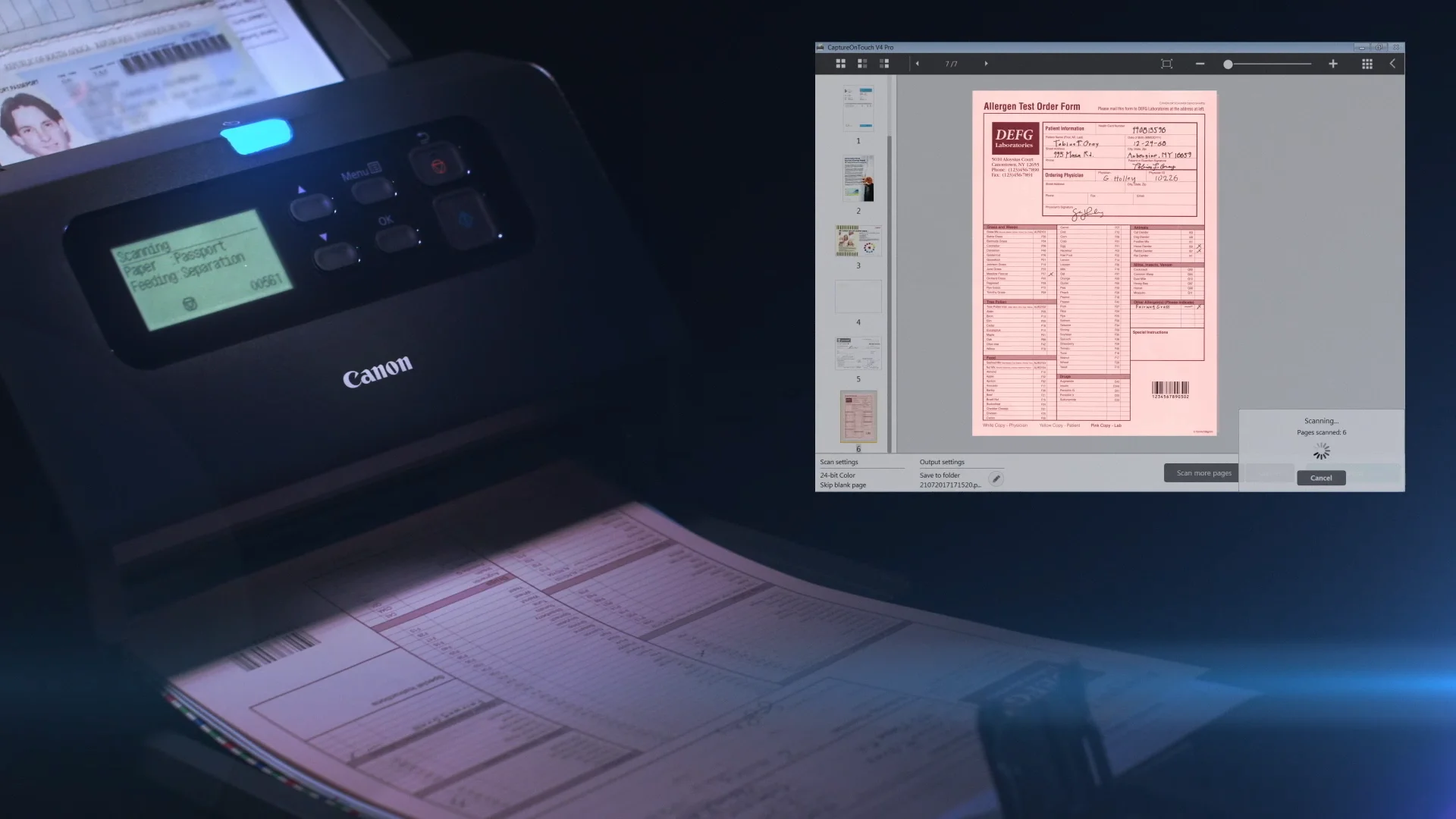Canon imageFORMULA DR-M260 | Departmental and Production Scanner Canon imageFORMULA DR-M260 | Departmental and Production Scanner