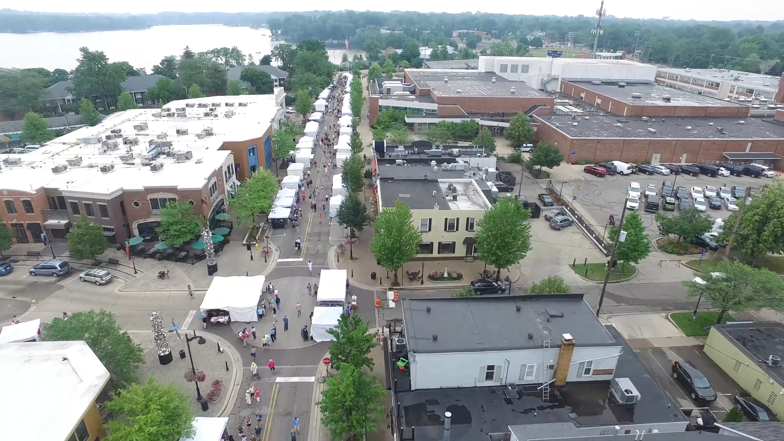 2017 Reeds Lake Art Festival drone video sponsored by GVA on Vimeo