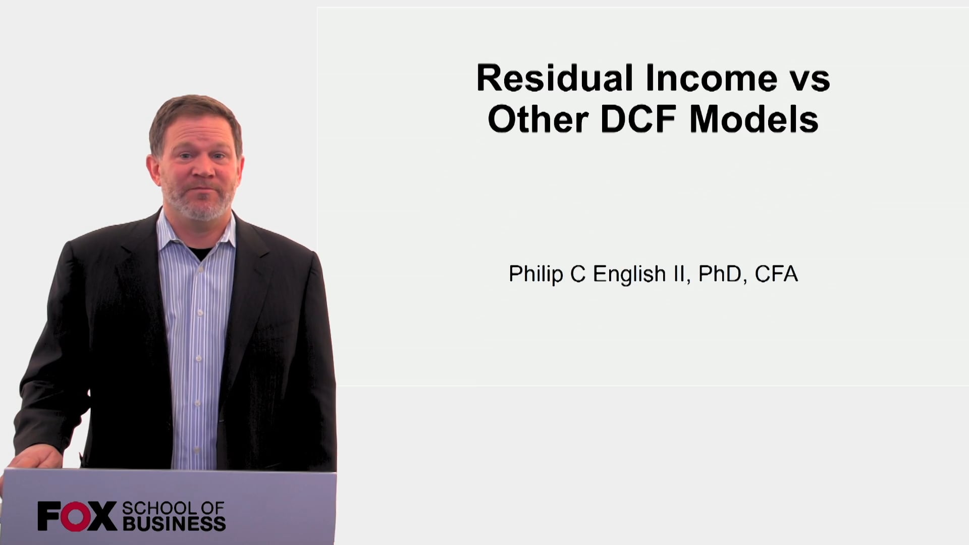 Residual Income vs Other DCF Models