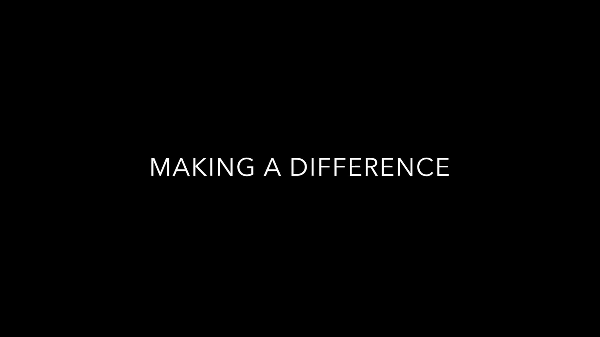 Making a Difference on Vimeo