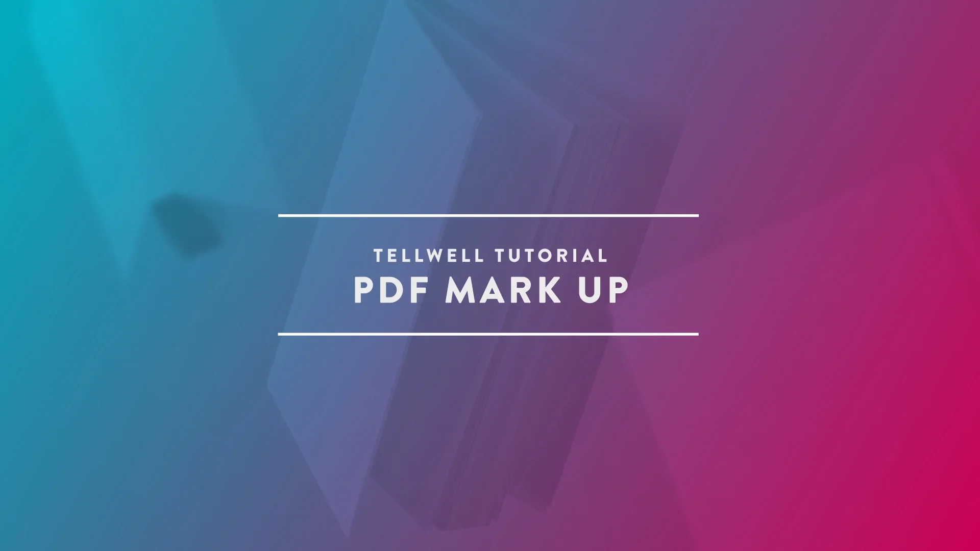 How to Use PDF markup tools. on Vimeo