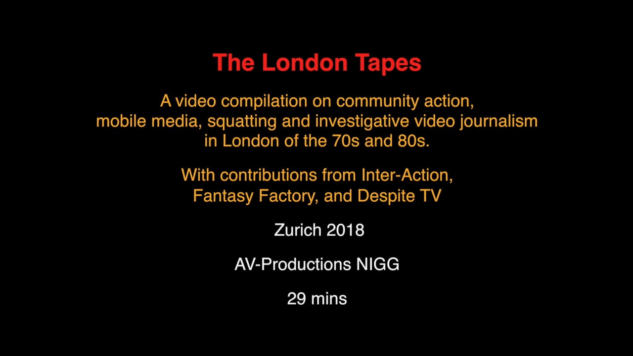 The London Tapes on Vimeo