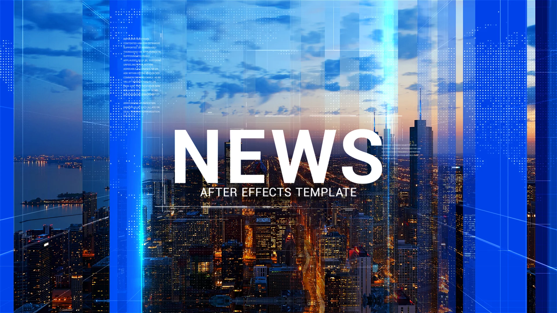 News Projects AE. Channel effects